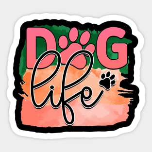 Pawsitively Hilarious: A Shirt for Dog Lovers Sticker